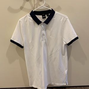 Hugo boss polo - slim fit, white, size m